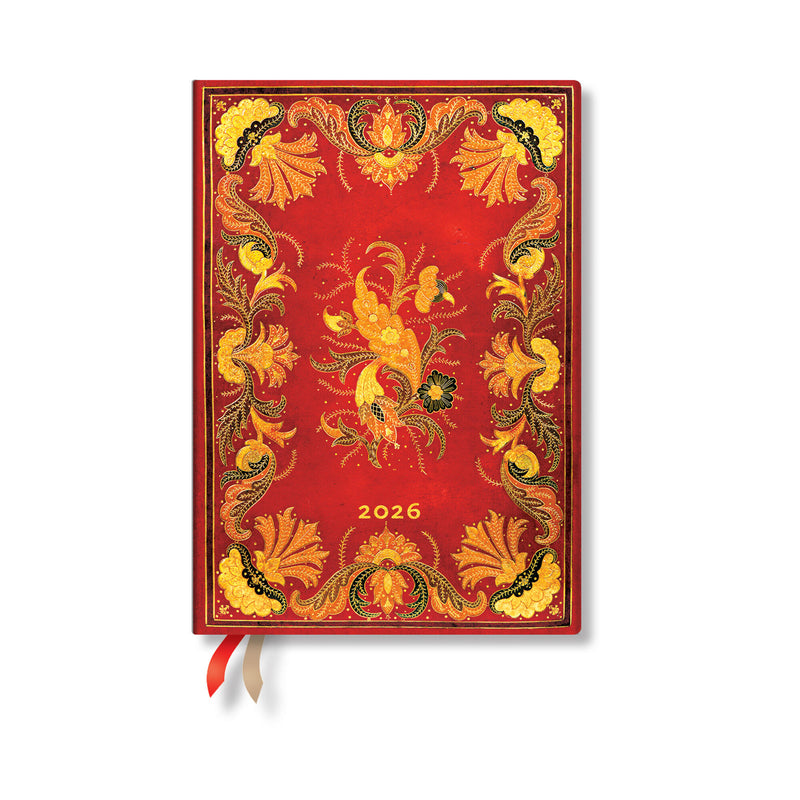 Paperblanks | 2026 Fiammetta | Fiammetta | 12-Month Planner | Midi | Vertical | Elastic Band | 160 Pg | 100 GSM
