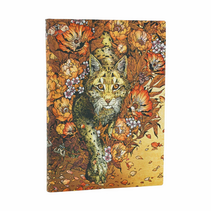 Lynx Rising Midi Unlined Softcover Journal, 176pg, 100GSM by Paperblanks (Erica Williams Art)