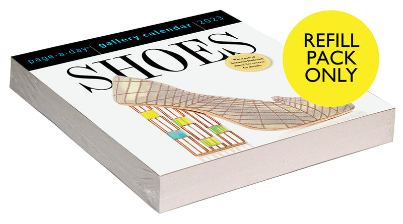 Shoes Page-A-Day® Gallery Calendar Refill Pack 2023