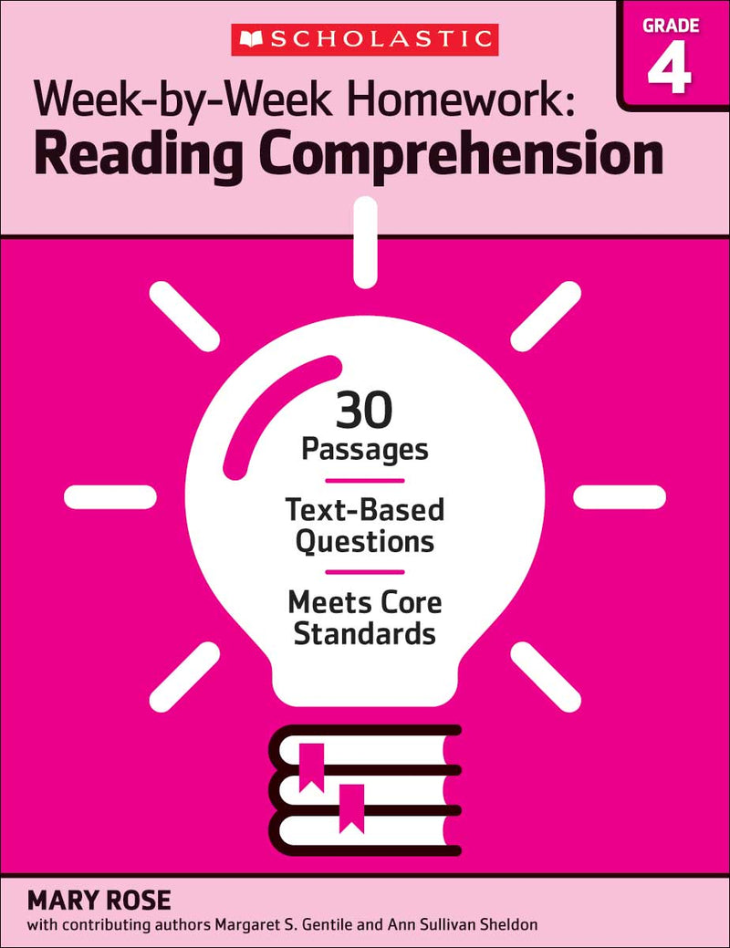 Week-by-Week Homework: Reading Comprehension Grade 4