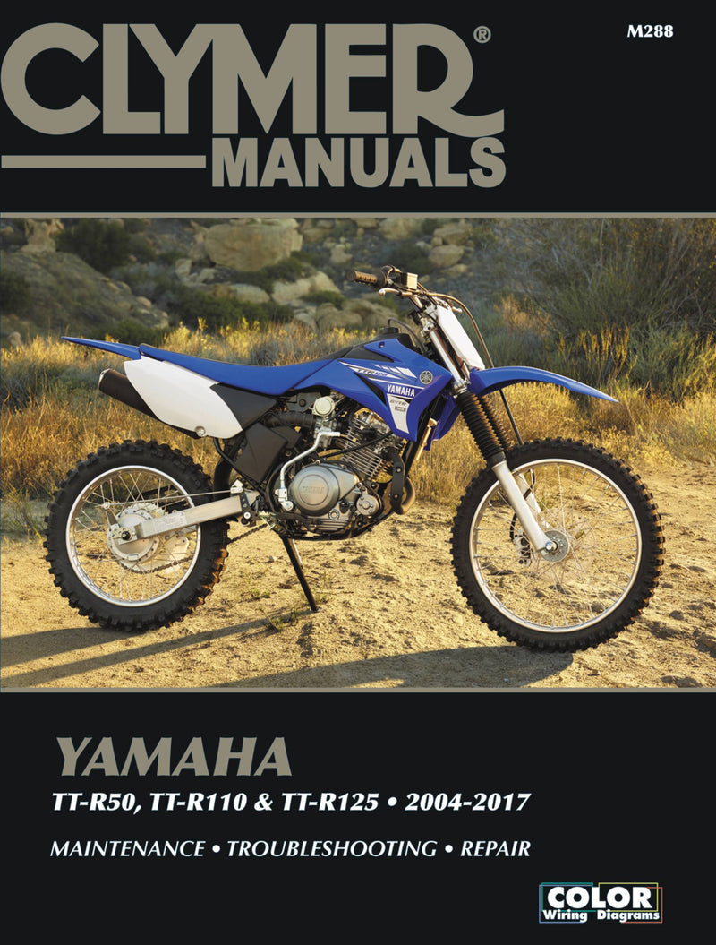 Yamaha TT-R50, TT-R110 & TT-R125, 2004-2017 Clymer Manual
