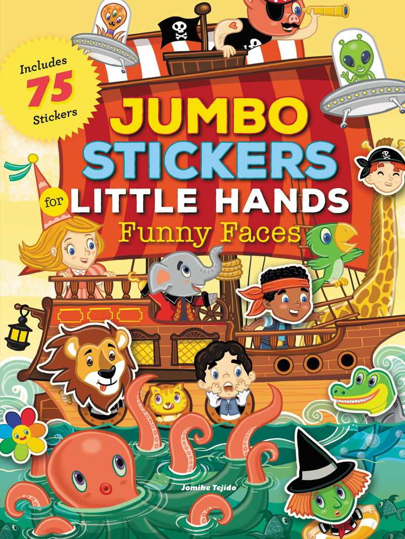 Jumbo Stickers for Little Hands: Funny Faces