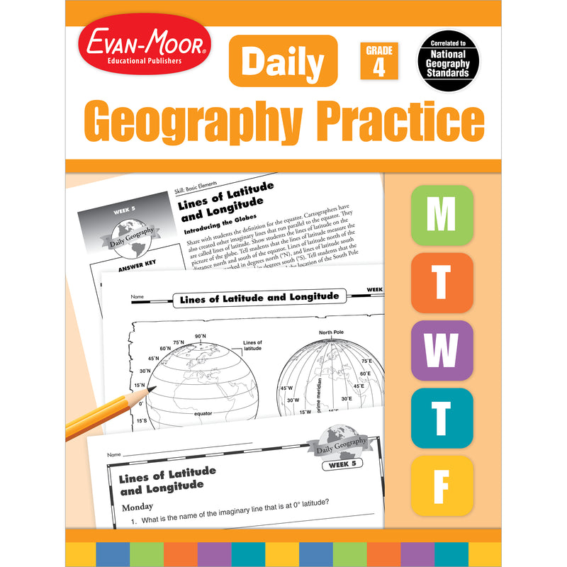 Daily Geography Practice Grade 4 Te