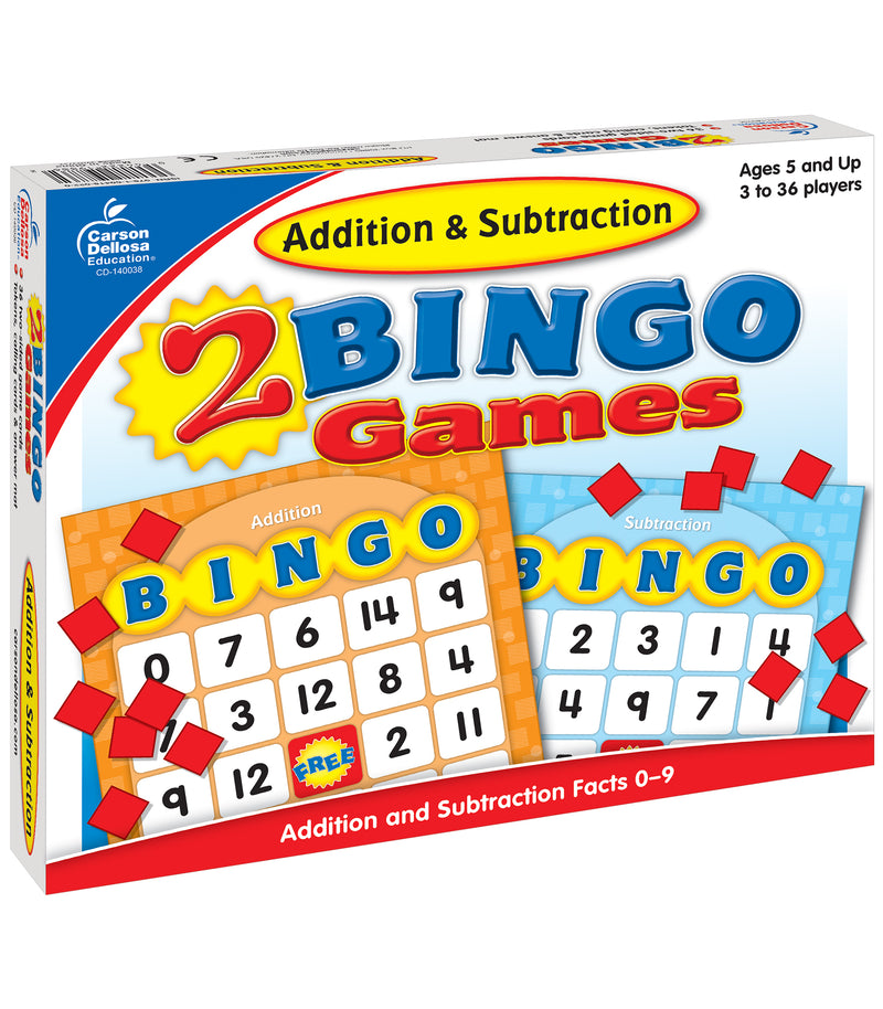 Addition & Subtraction Bingo