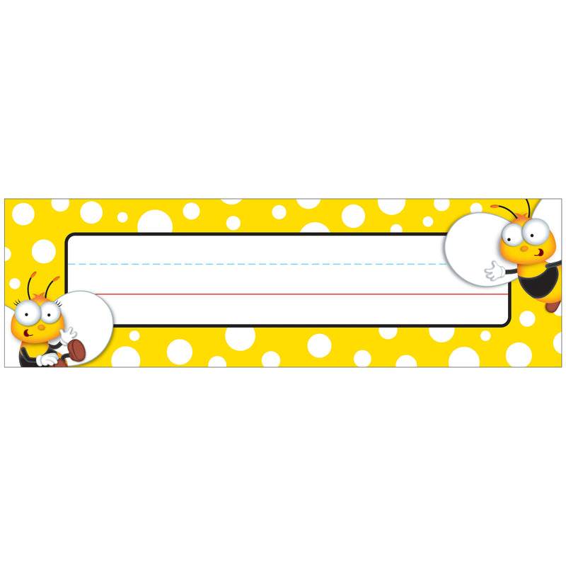 Buzz–Worthy Bees Name Plates