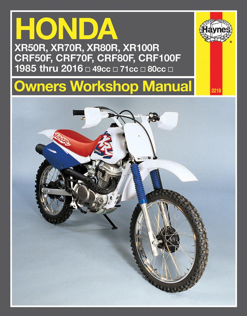 Honda XR & CRF 1985 thru 2016