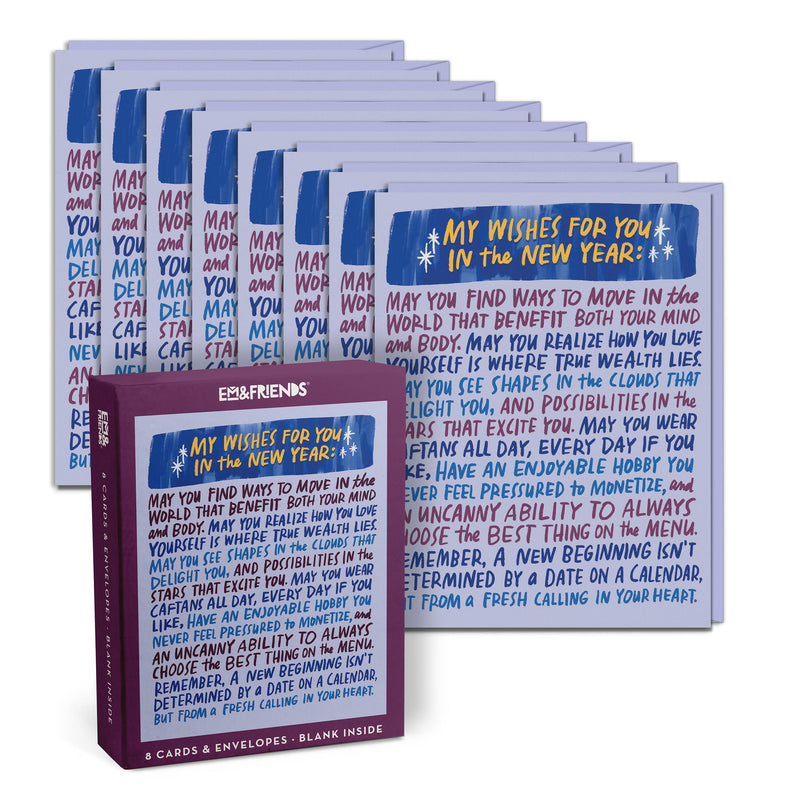 My Wishes for You New Year Cards Boxed-Set