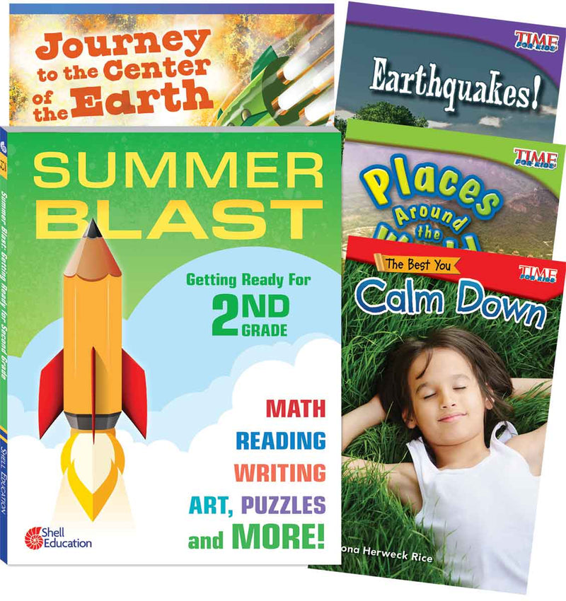 Learn-at-Home: Summer Reading Bundle Grade 2: 5-Book Set