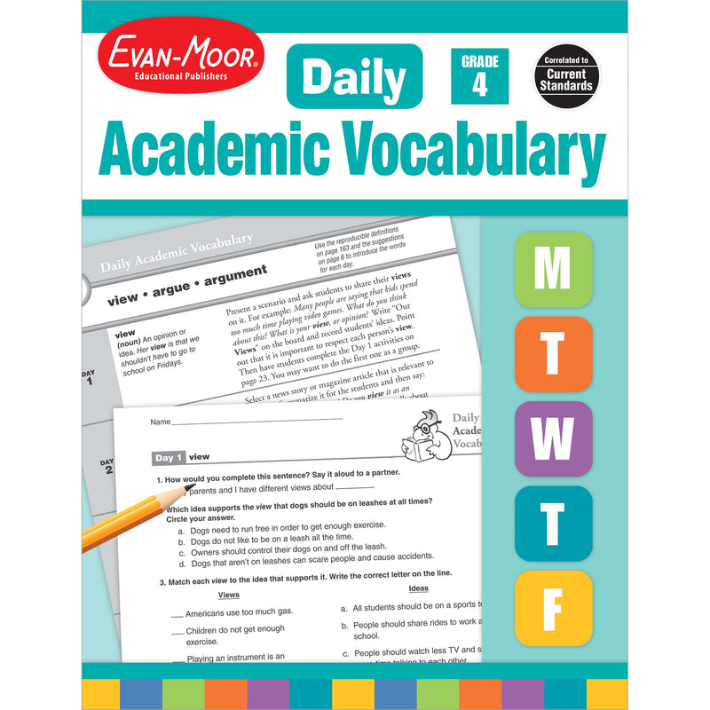 Daily Academic Vocabulary Gr 4 Te