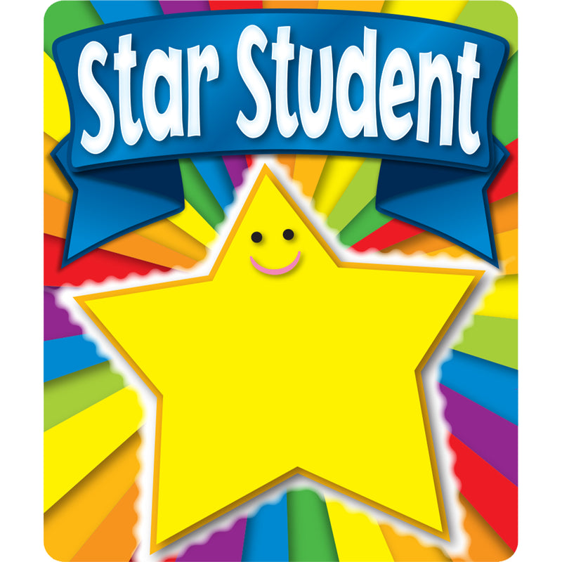 Star Student Motivational Stickers
