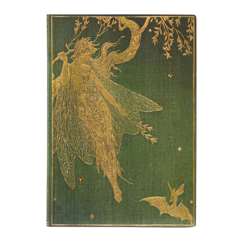 Olive Fairy Midi Lined Softcover Journal, 176pg, 100GSM by Paperblanks (Lang's Fairy Books)