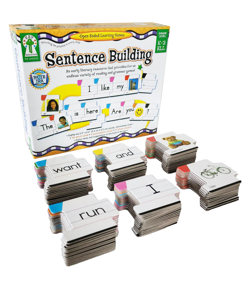 Sentence Building: An early literacy resource that provides for an endless variety of reading and grammar games!