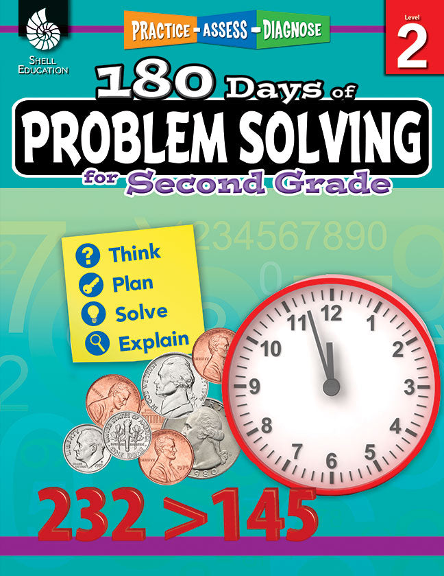 180 Days: Problem Solving for Second Grade: Practice, Assess, Diagnose