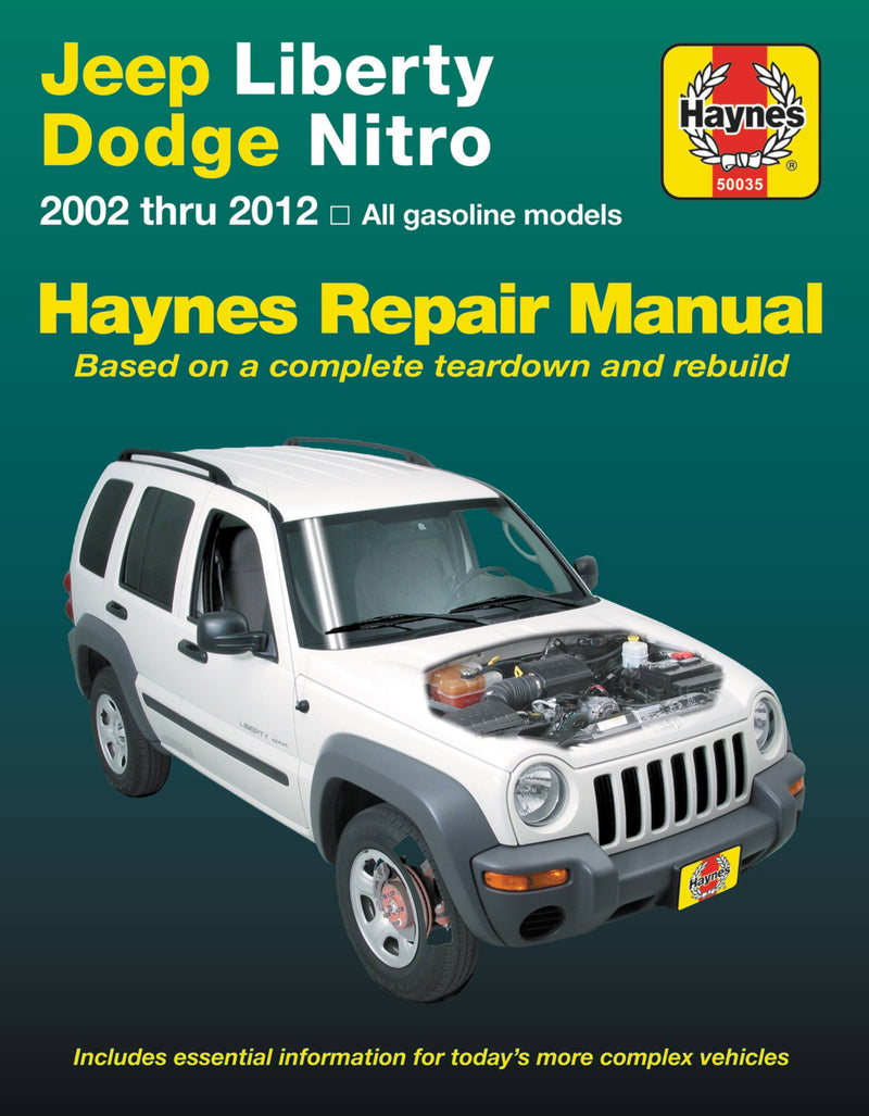 Jeep Liberty & Dodge Nitro 2002-2012 Haynes Repair Manual