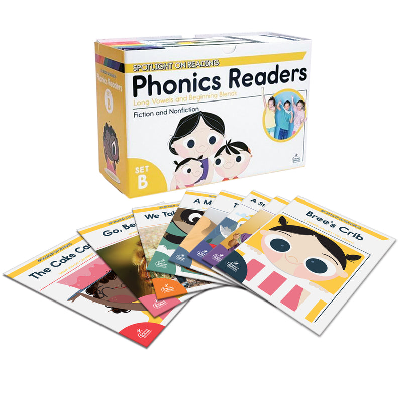 Phonics Readers Set B: Long Vowels and Beginning Blends