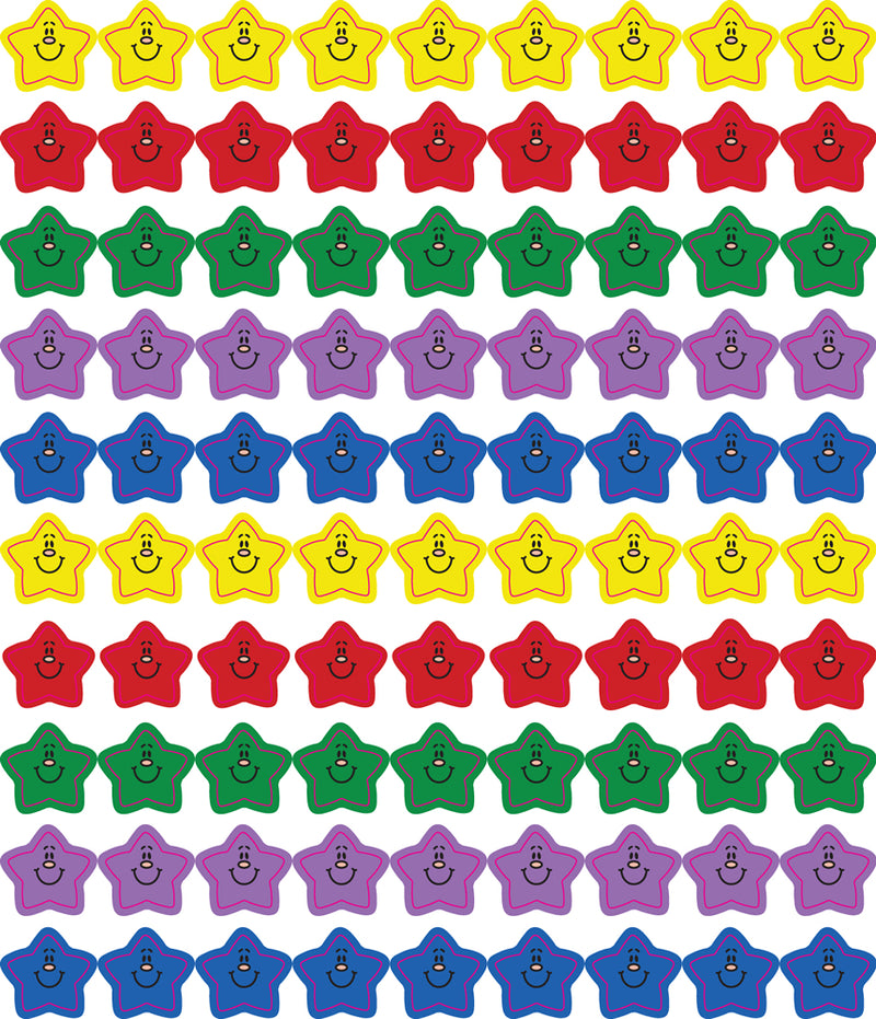 Smiling Stars Chart Seals