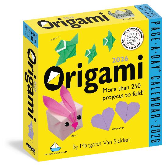 Origami Page-A-Day® Calendar 2026
