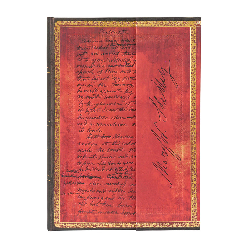 Mary Shelley, Frankenstein Midi Lined Hardcover Journal, 144pg, 120GSM by Paperblanks (Embellished Manuscripts Collection)