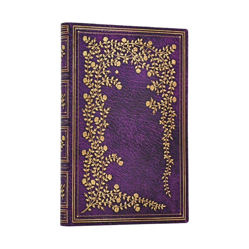 New York Rose Mini Lined Softcover Journal, 208pg, 80GSM by Paperblanks (Gilded Age)