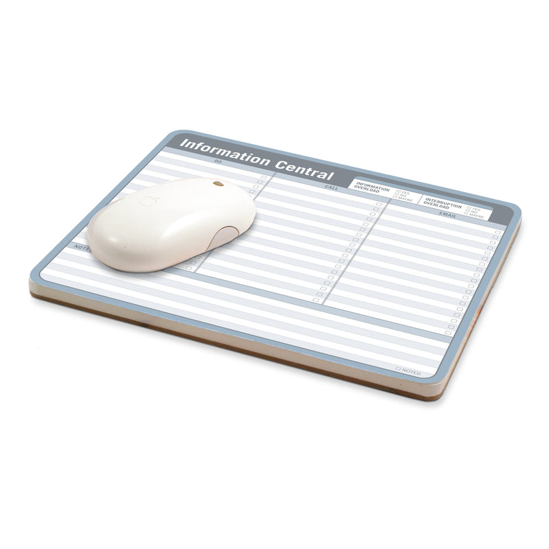 Information Central Paper Mouse Pad (Blue/Gray)
