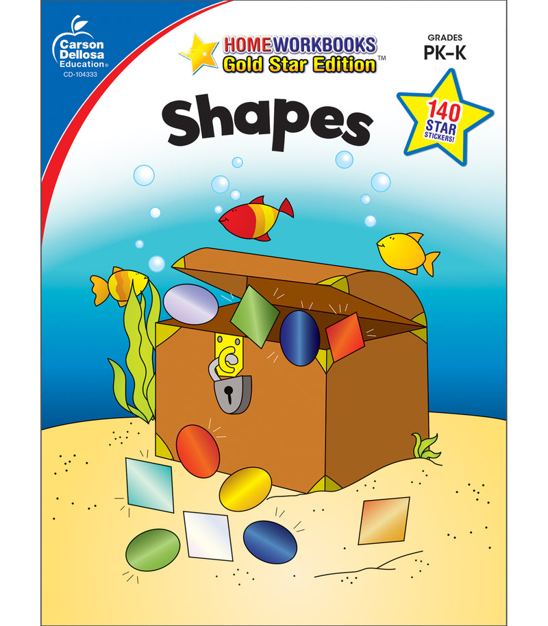 Shapes, Grades PK - K: Gold Star Edition