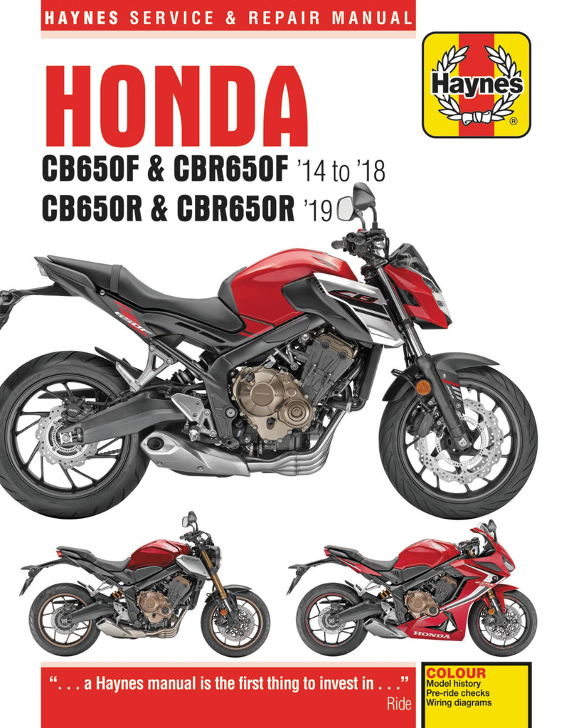 Honda CB650F & CBR650F '14 to '18 and CB650R & CBR650R '19