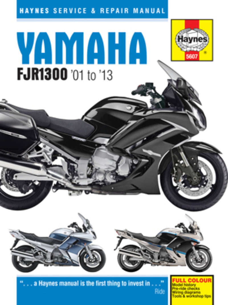 Yamaha FJR1300, '01 to '13