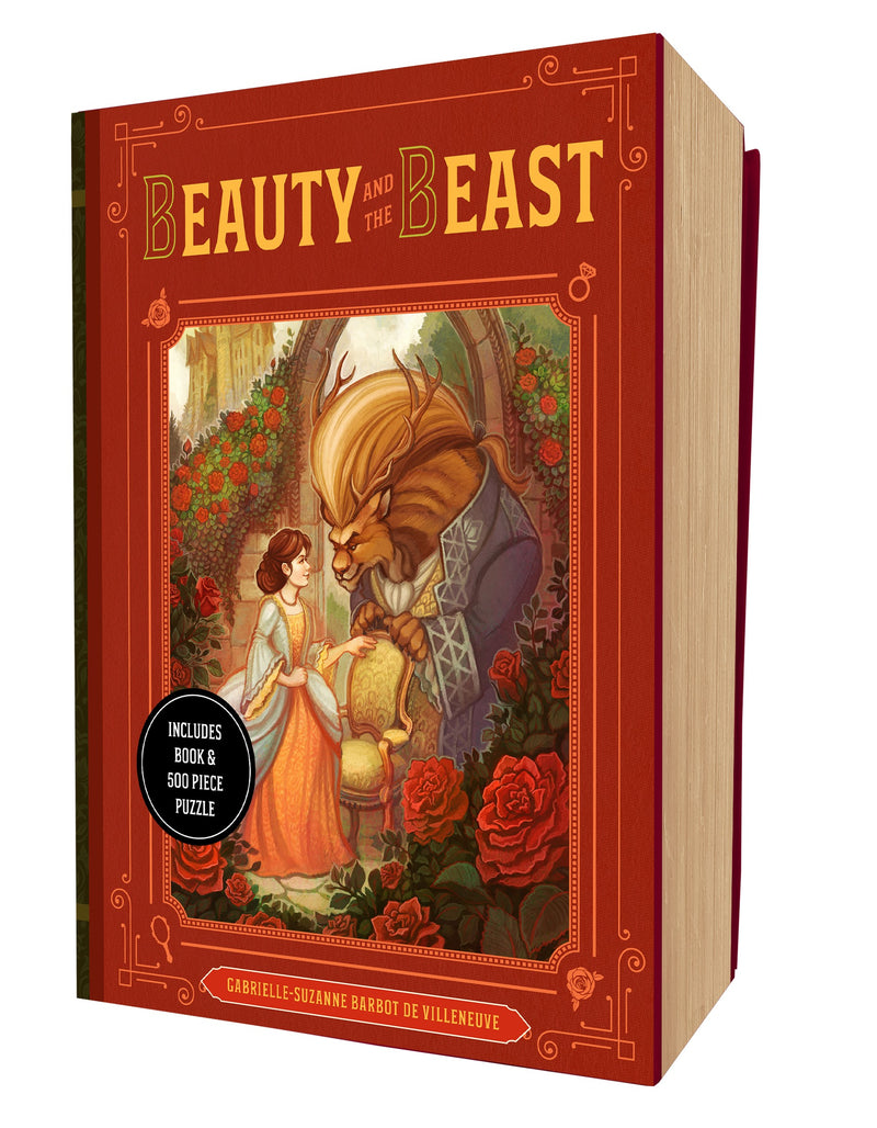 Beauty & The Beast Book & Puzzle Box Set