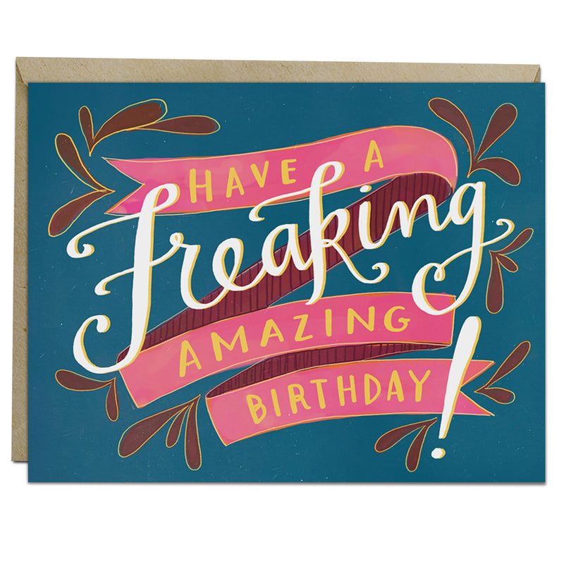Freaking Amazing Birthday Card