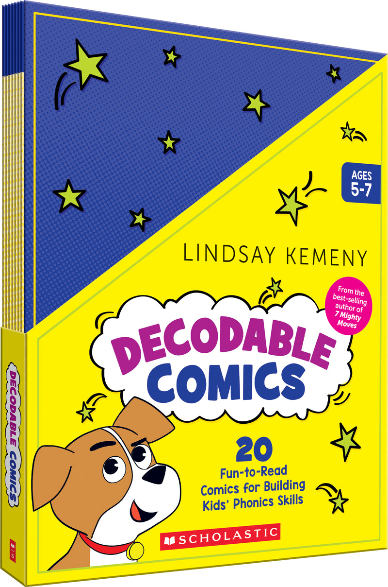 Decodable Comics (Single-Copy Set): 20 Fun-to-Read Comics for Building Kids’ Phonics Skills