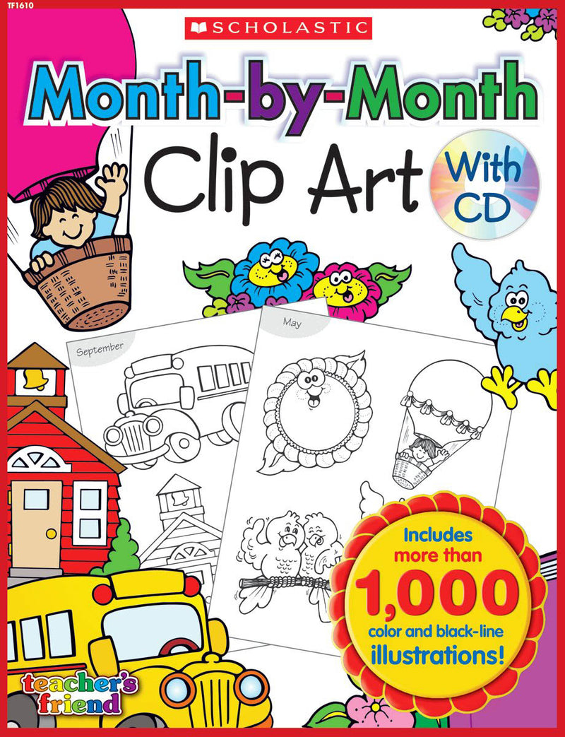 Month-by-Month Clip Art Book