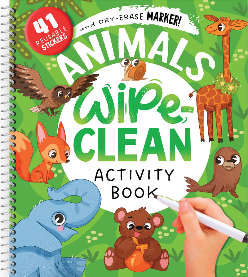 Animals Wipe-Clean Activity Book