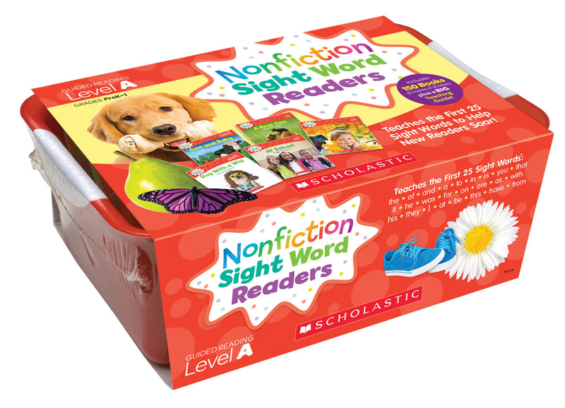 Nonfiction Sight Word Readers Classroom Tub Level A