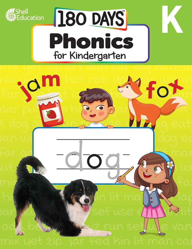 180 Days: Phonics for Kindergarten: Practice, Assess, Diagnose