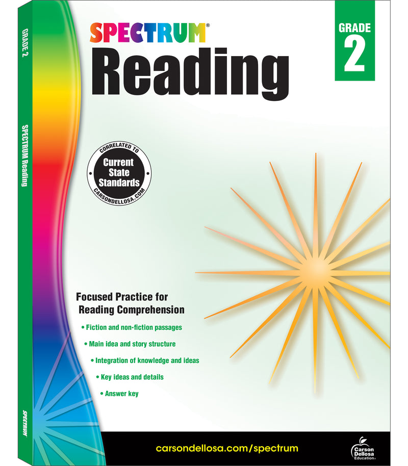 Spectrum Reading Workbook, Grade 2