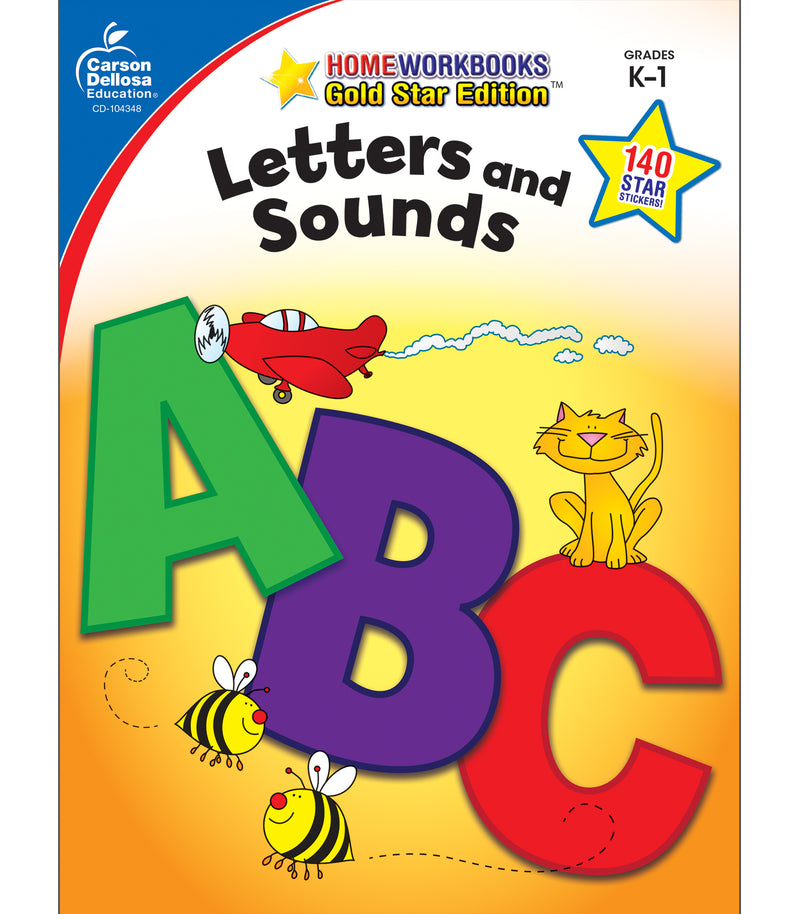 Letters and Sounds, Grades K - 1: Gold Star Edition