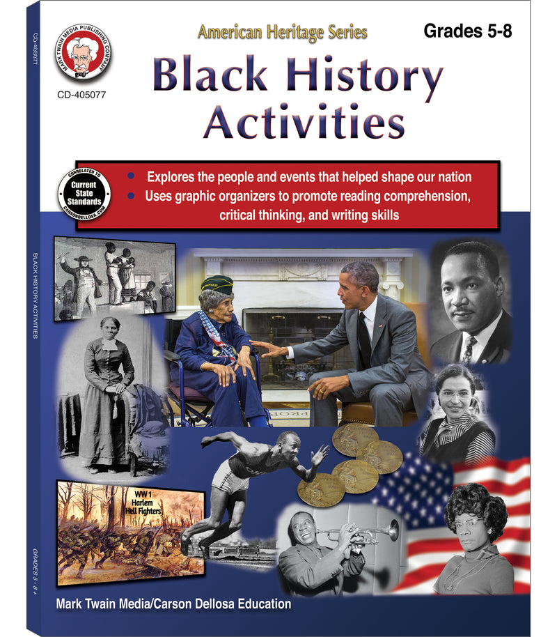 Black History Activities Workbook, Grades 5 - 8: American Heritage Series