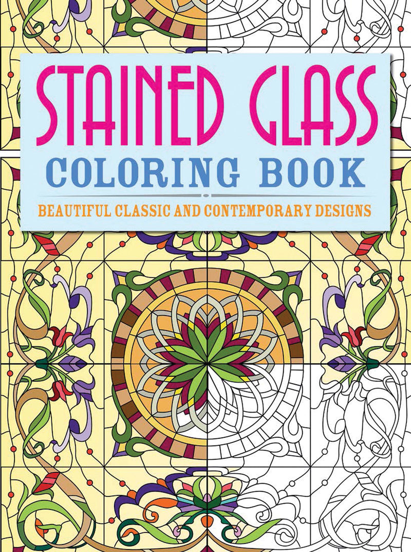 Stained Glass Coloring Book