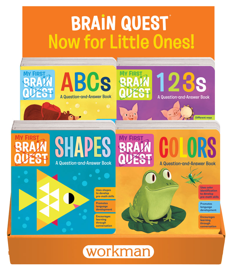 Display: My First Brain Quest ABCs/123s/Shapes/Colors mixed display