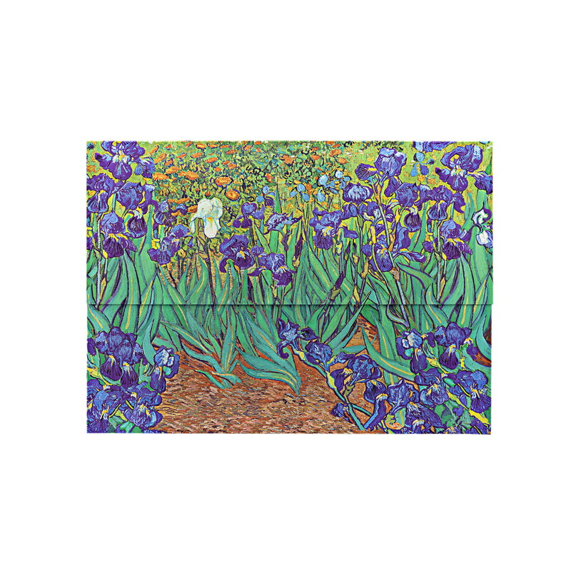 Van Gogh's Irises Document Folder, The J. Paul Getty Museum Collection by Paperblanks (Van Gogh's Irises)