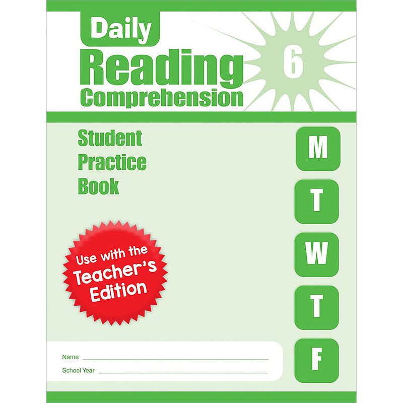 Daily Reading Comprehension, Grade 6 Sb