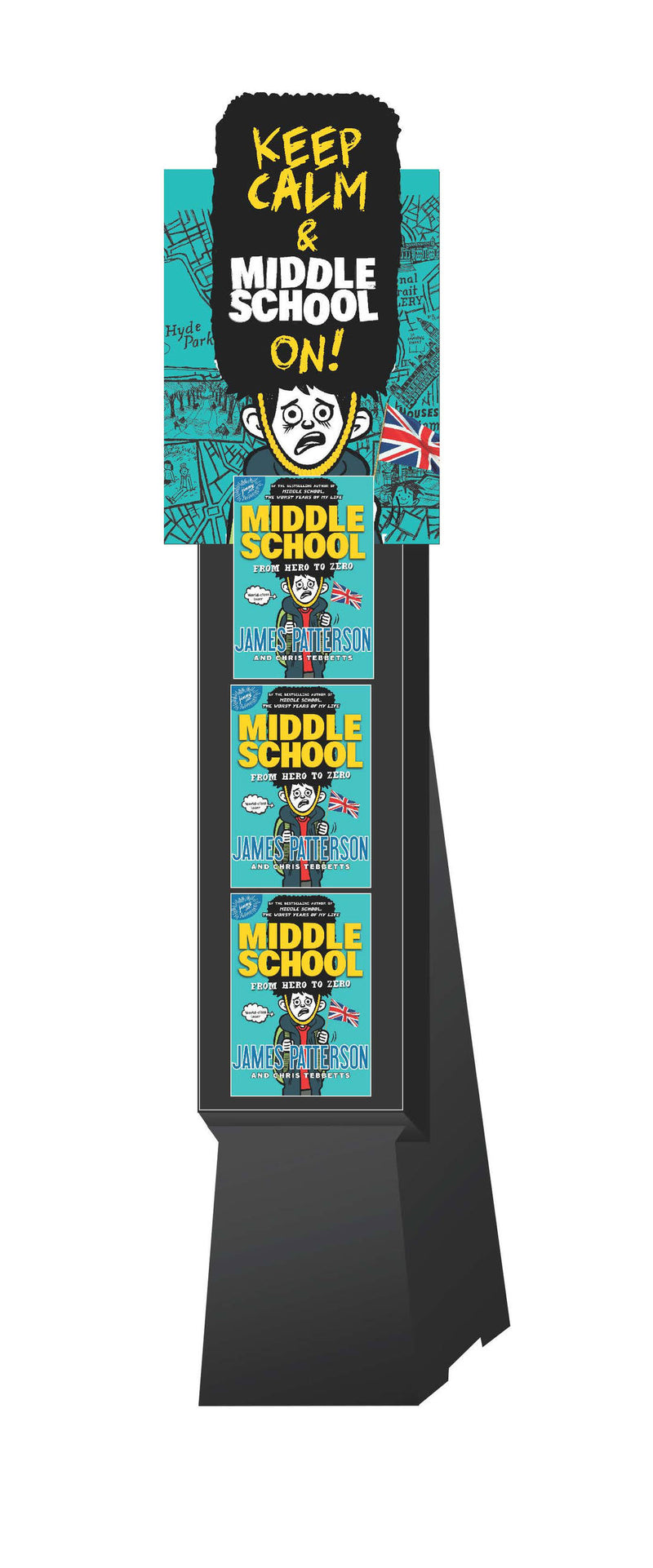 Middle School: From Hero to Zero 9c Solid Floor Display - Indiea CTB