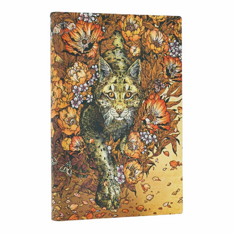 Lynx Rising Mini Lined Softcover Journal, 208pg, 80GSM by Paperblanks (Erica Williams Art)