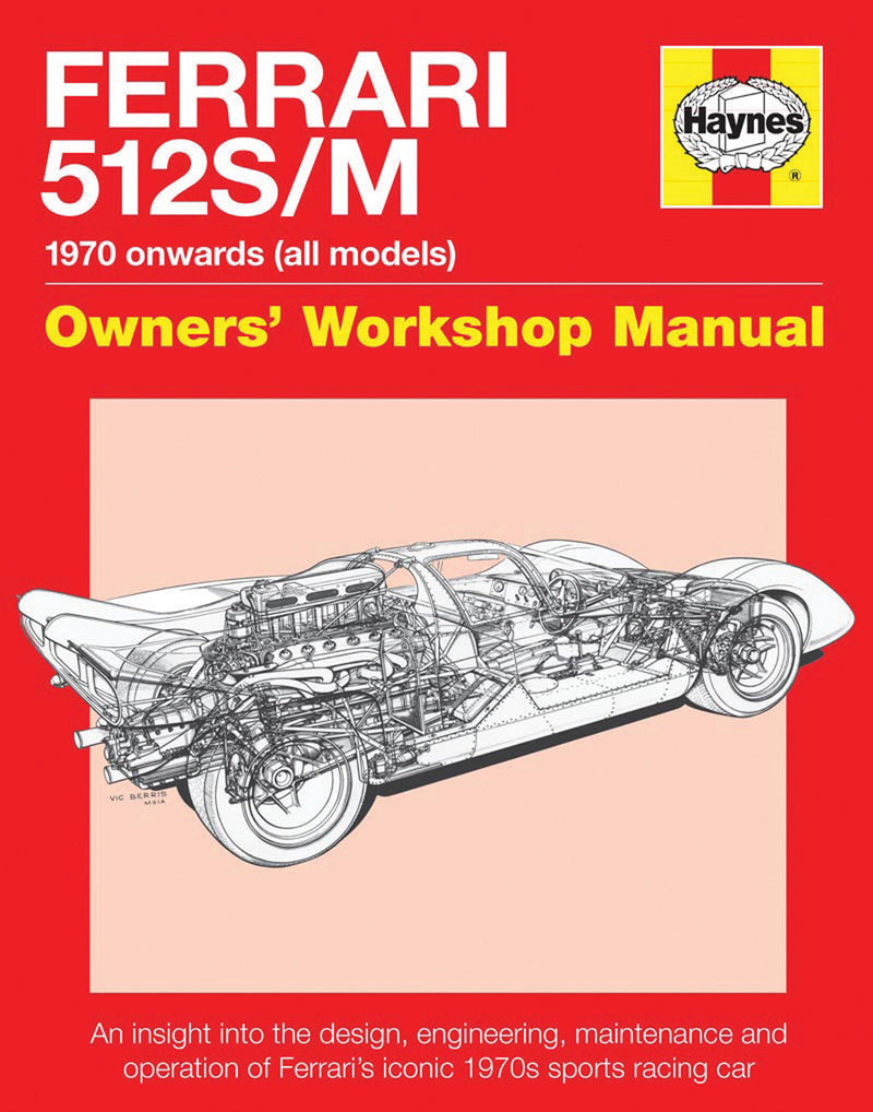 Ferrari 512 S/M 1970 onwards (all marks)