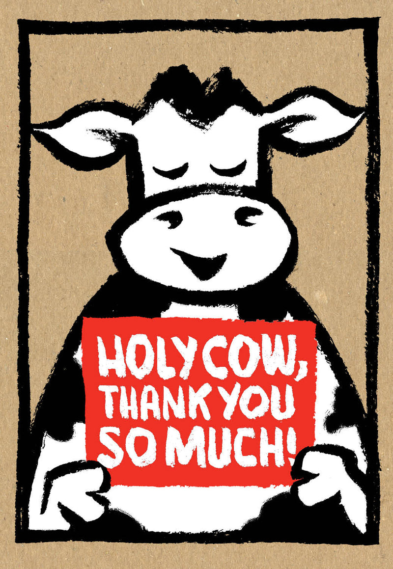 Holy Cow: Thank You So Much! (Thank-You Cards)