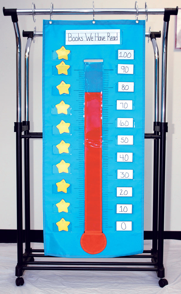 Thermometer/Goal Gauge Pocket Chart