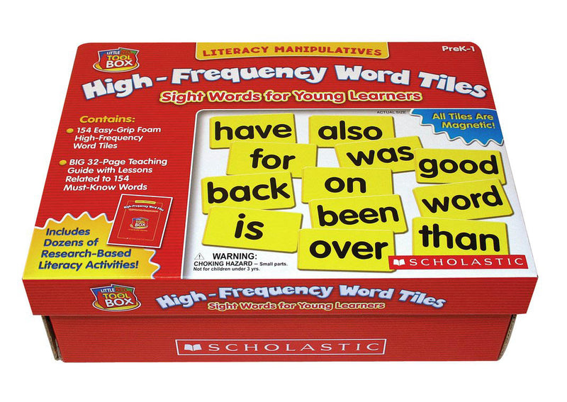 Little Red Tool Box: High-Frequency Word Tiles: Sight Words for Young Learners