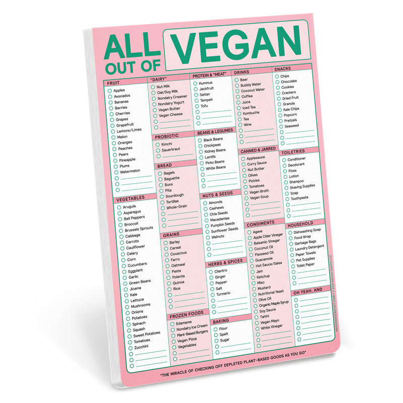 All Out Of Pad with Magnet (Vegan)