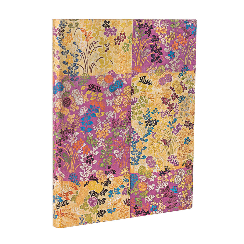 Kara-ori Pink Ultra Lined Softcover Journal, 176pg, 100GSM by Paperblanks (Japanese Kimono)