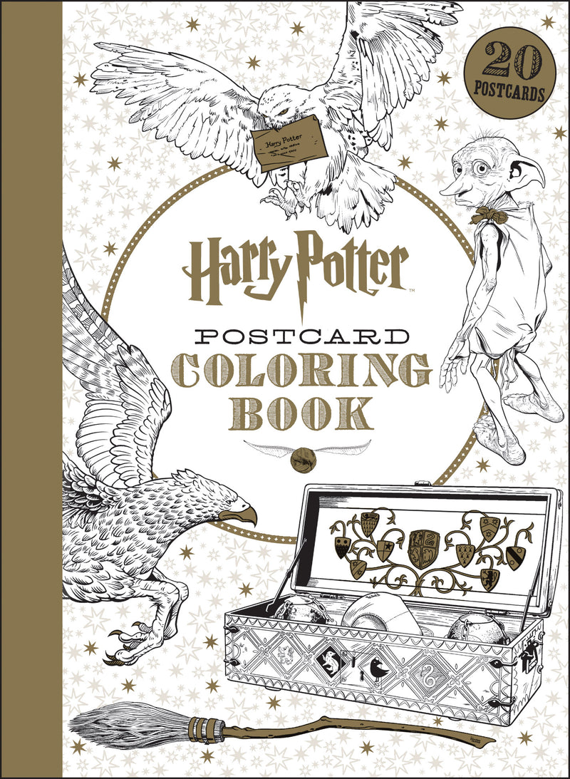 Harry Potter Postcard Coloring Book